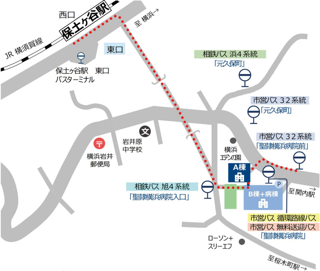 聖隷横浜病院MAP